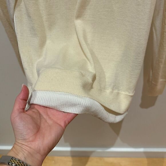 Rag and Bone Cream and White Sweater RN# 108879 Size SP - Picture 3 of 11